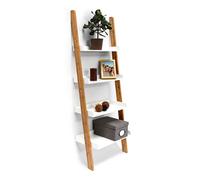 Relaxdays Bamboo Ladder Shelf