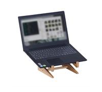 Relaxdays Bamboo laptop stand 10-15 inch