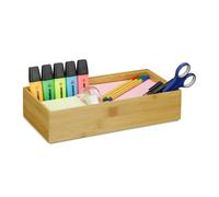 Relaxdays Bamboo Organiser Box