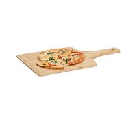 Relaxdays Bamboo Pizza Peel, 50 x 30 cm, Natural, Brown