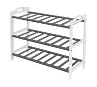 Relaxdays Bamboo shoe rack