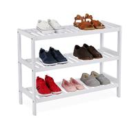 Relaxdays Bamboo shoe rack