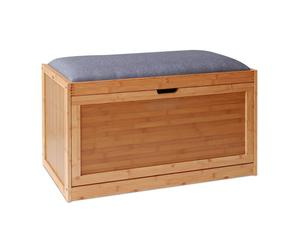 Relaxdays Bamboo shoe storage bench