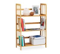 Relaxdays Bamboo standing shelf