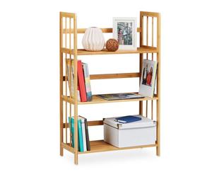 Relaxdays Bamboo standing shelf