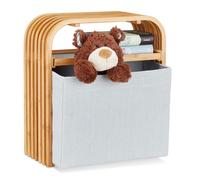 Relaxdays Bamboo Storage Ottoman