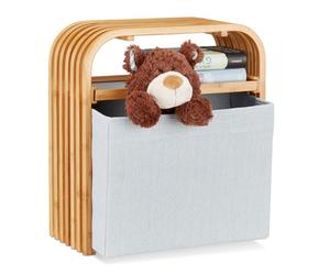 Relaxdays Bamboo Storage Ottoman
