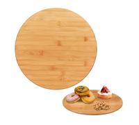 Relaxdays Bamboo Turntable