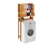 Relaxdays Bamboo WC Shelf