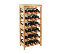 Relaxdays Bamboo wine rack 24 bottles