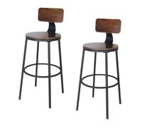 Relaxdays Bar stool, 2pc set