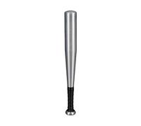 Relaxdays Baseball Bat, Aluminium, 18 Inches, Softball & Rounders, Sports Accessory, Lightweight, PE Equipment, Silver, 20% Plastic 80%, 18 Zoll