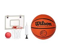 relaxdays Basketballkorb fur’s Zimmer weiB, rot NEW