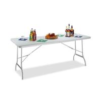 Relaxdays BASTIAN Folding Garden Table Large