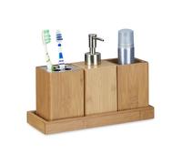 Relaxdays Bath Accessory 4-Piece Set