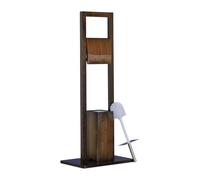 Relaxdays Bath Accessory Set Brown