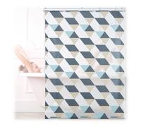 Relaxdays Bath Roller Blind with Geometric Design