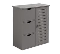 Relaxdays Bathroom cabinet with 3 drawers