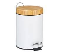 Relaxdays Bathroom Pedal Bin 3 L