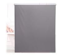 Relaxdays Bathroom Roller Blind, for Shower & Bathtub, Water Repellent, Quick Drying, Ceiling & Window, 140x240cm, Grey