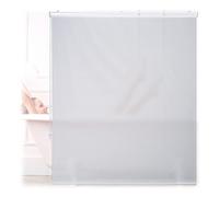 Relaxdays Bathroom Roller Blind, for Shower & Bathtub, Water Repellent, Quick Drying, Ceiling & Window, 140x240cm, White