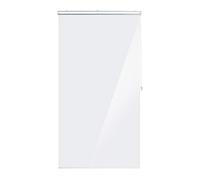Relaxdays Bathroom Roller Blind, Shower & Bathtub, Water Repellent, Fast Drying, Ceiling & Window, 100x240cm Transparent
