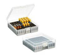 Relaxdays Battery Organiser Set of 2