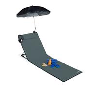 Relaxdays Beach Mat with Parasol