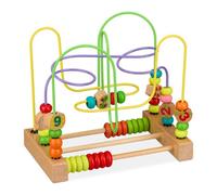 Relaxdays Bead Maze with Fruit Design