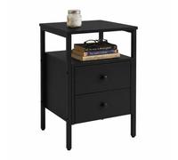 Relaxdays Bedside table 2 drawers
