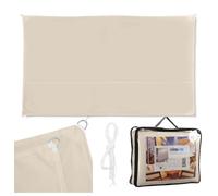 Relaxdays Beige Rectangular Awning