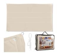 Relaxdays Beige Rectangular Awning