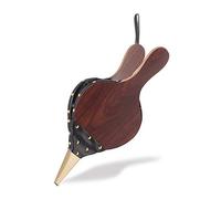 Relaxdays Bellows, Golden Ornamental Tacks, With Hanging Cord, Plastic, Wood, Iron, Fireplace & BBQ, Black/Brown