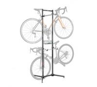 Relaxdays bike rack, holds 2 bikes, MBT, road bike, e-bike, black