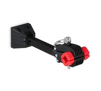 Relaxdays Bike Repair Stand Wall, Frame 25-40 mm, Up to 20 Kg, Bicycle Garage & Workshop, Black and Red