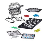 Relaxdays Bingo Game with Metal Cage
