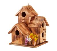 Relaxdays Birdhouse Set of 3