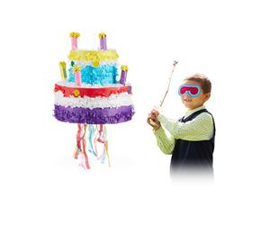 Relaxdays Birthday Cake Pinata