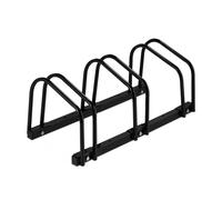 Relaxdays Black Bike Rack for 3 Bicycles