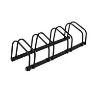 Relaxdays Black Bike Rack for 4 Bicycles