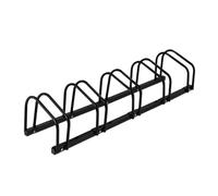 Relaxdays Black Bike Rack for 5 Bicycles