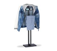 Relaxdays Black Clothes Valet Stand