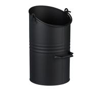 Relaxdays Black Coal Scuttle 12 Litres