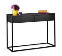 Relaxdays Black console table