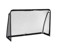 Relaxdays Black Football Goal with Steel Frame