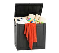 Relaxdays Black garden chest