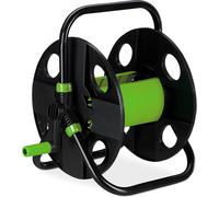 Relaxdays Black/Green Hose Reel, 30 m 1/2