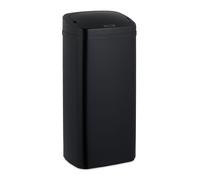 Relaxdays Black Kitchen Bin with Sensor