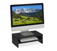 Relaxdays Black Monitor Stand