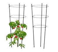 Relaxdays Black Trellis Set of 2 76 cm